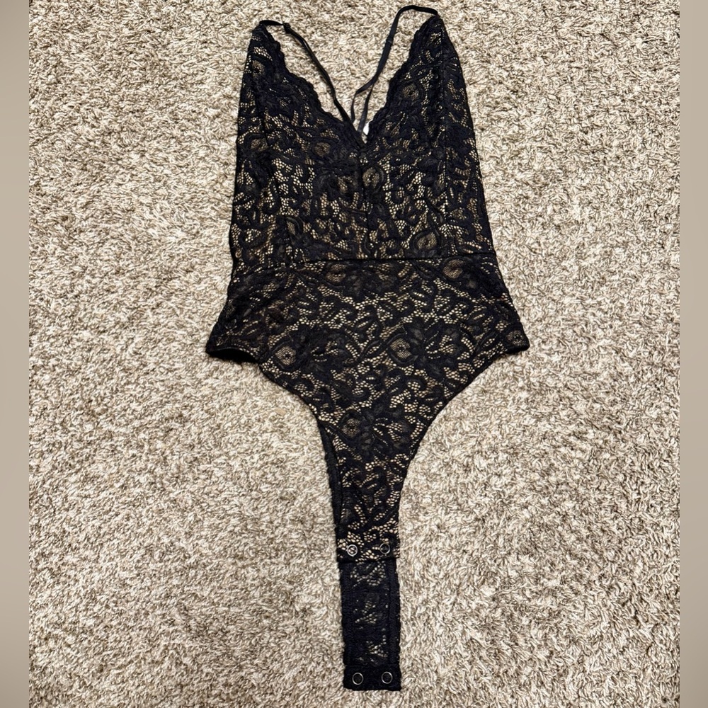 Windsor Black Lace Bodysuit NEW!
